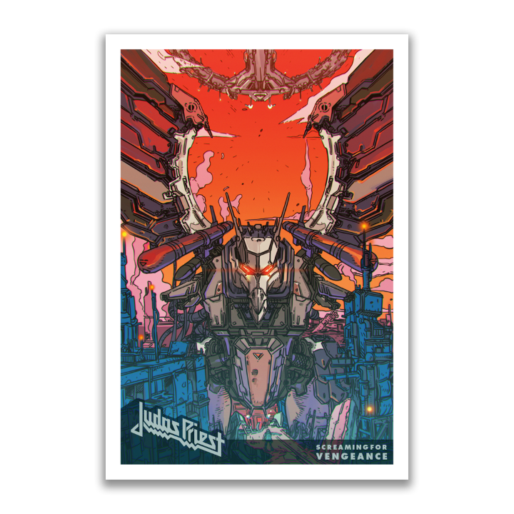 JUDAS PRIEST 'SCREAMING FOR VENGEANCE' GRAPHIC NOVEL DELUXE EDITION