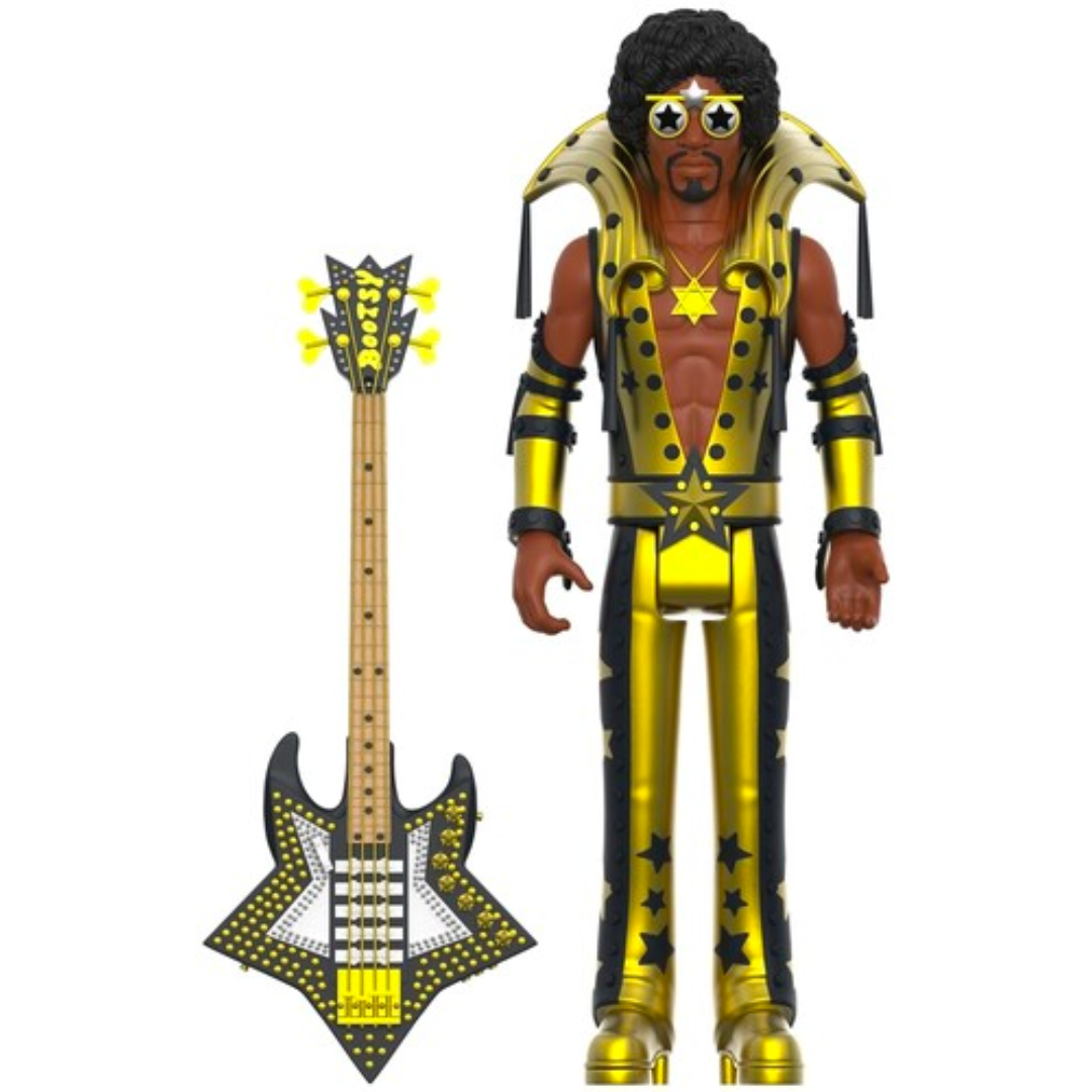 BOOTSY COLLINS BLACK & GOLD REACTION FIGURE