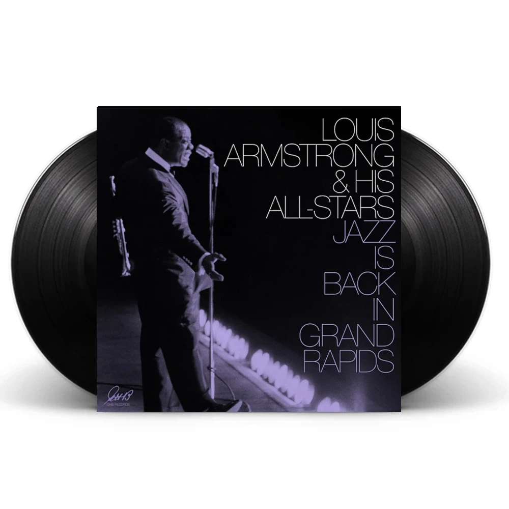 LOUIS ARMSTRONG 'JAZZ IS BACK IN GRAND RAPIDS' LP