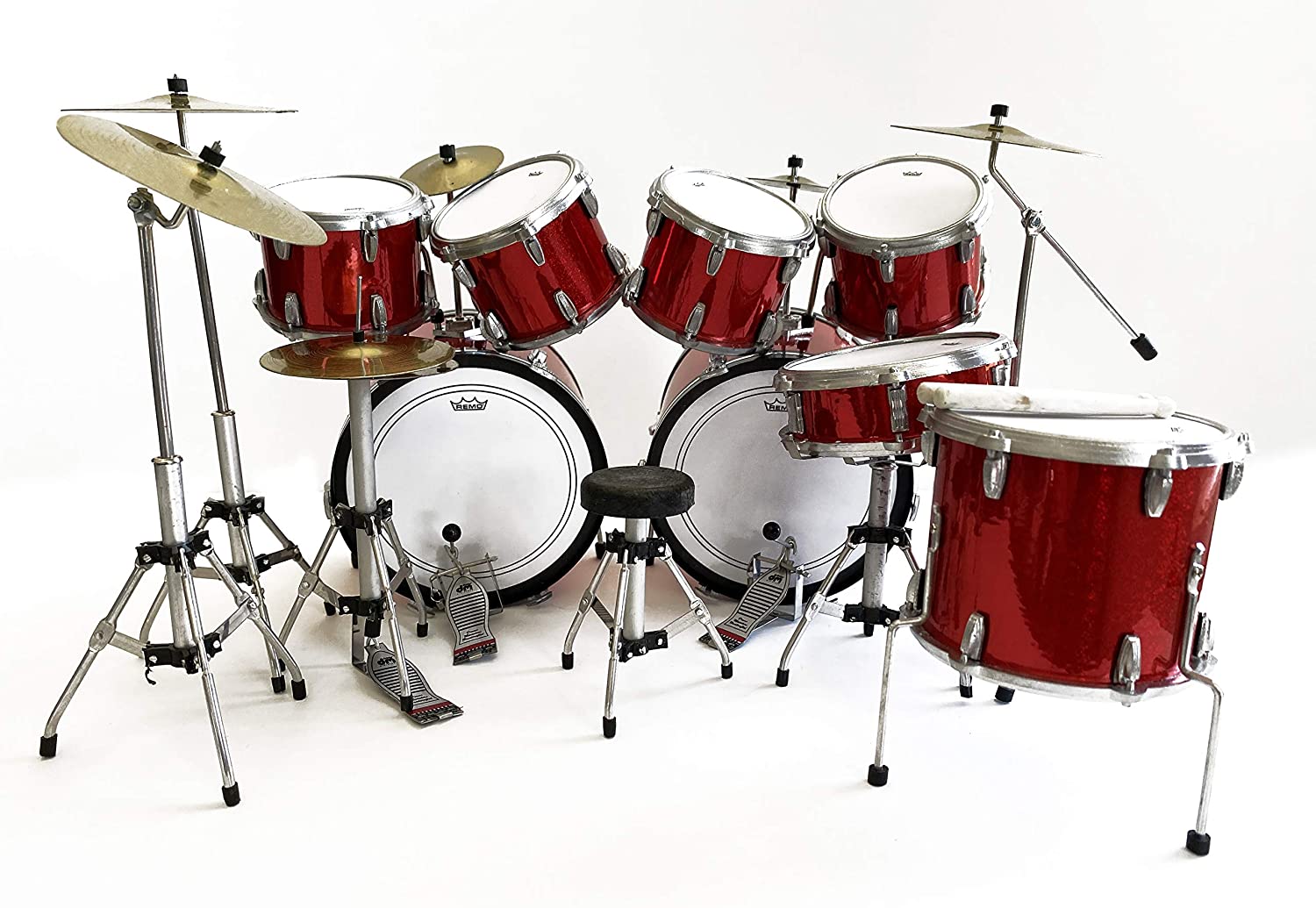 RUSH - NEIL PEART - STARMAN 2112 RED MINI DRUM KIT