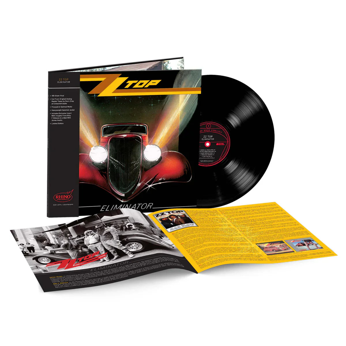 ZZ TOP 'ELIMINATOR' LP (Rhino Hi-Fi)
