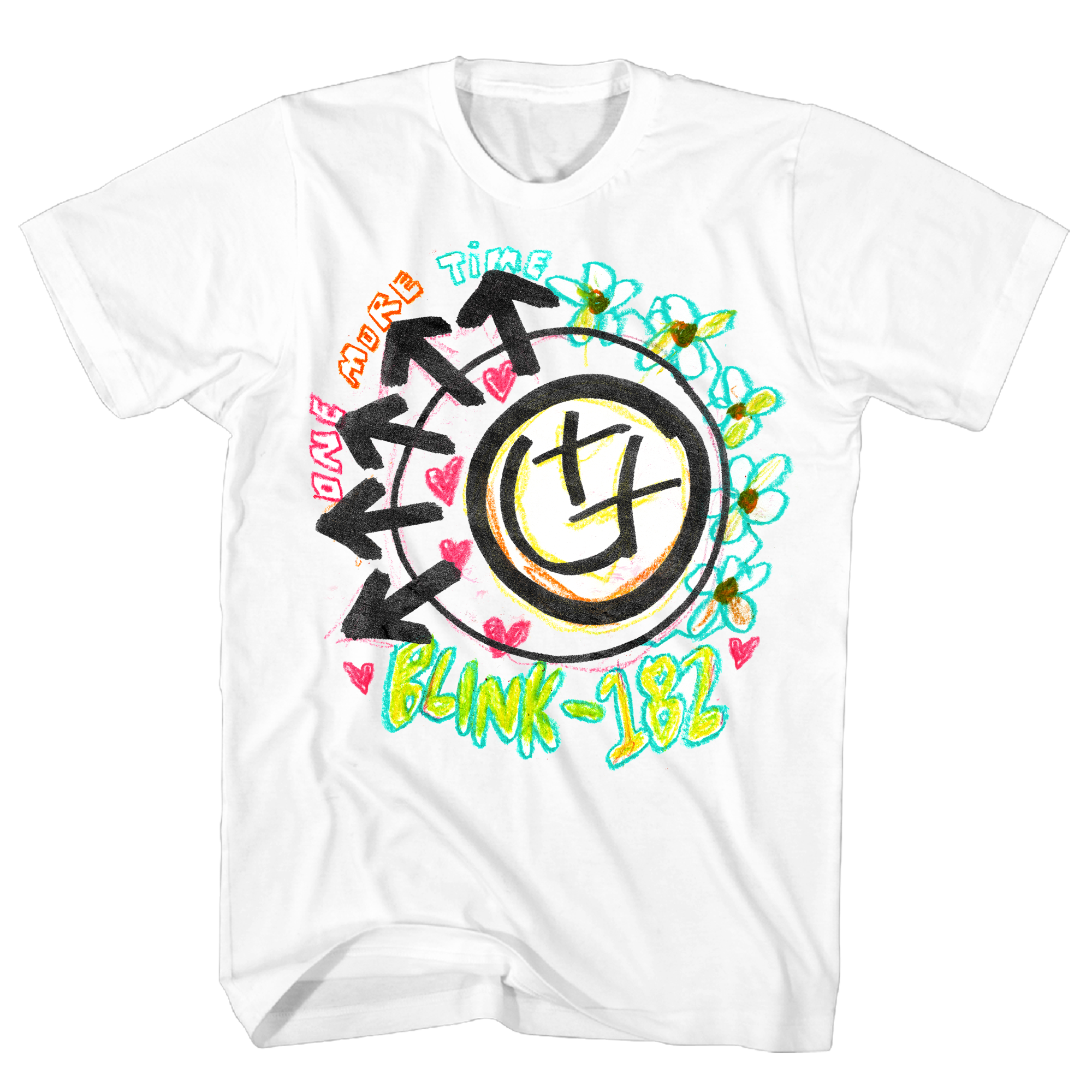 BLINK 182 "WHITE CRAYON" T-SHIRT