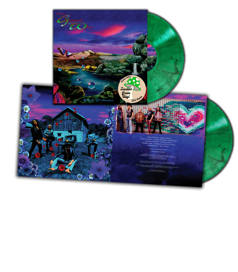 THE GUESS WHO 'PLEIN D'AMOUR' 2LP + AUTOGRAPHED PRINT (Limited Edition – Only 300 Made, Green Vinyl)