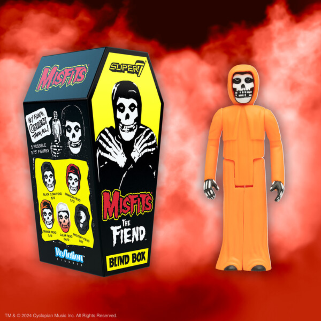 MISFITS BLIND BOX REACTION FIGURES (BOX OF 12 w/COMPLETE SET)