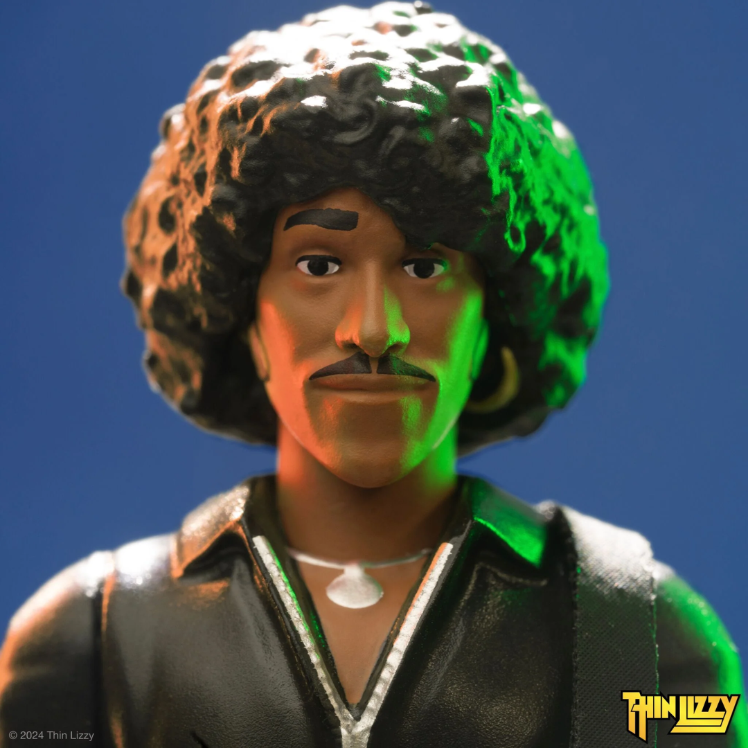 THIN LIZZY PHIL LYNOTT (BLACK LEATHER) REACTION FIGURE