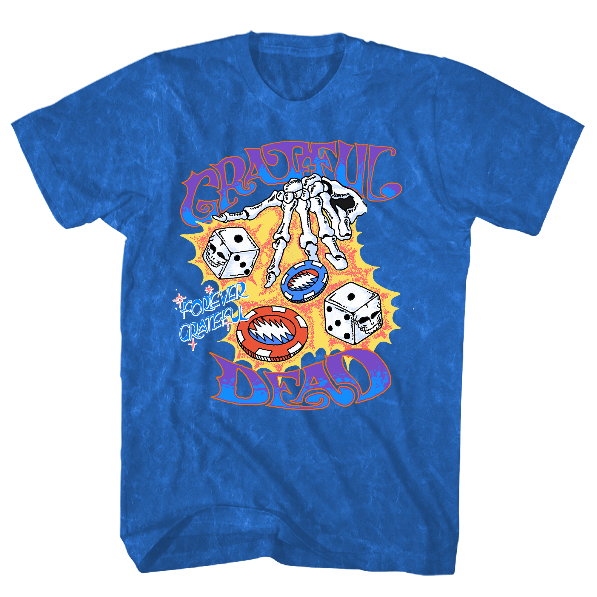 GRATEFUL DEAD BLUE MNWSH SPHERE T-SHIRT