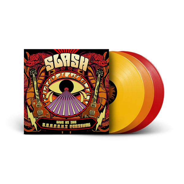 「SLASH」 LP 海外盤 SLASH 'LIVE AT THE S.E.R.P.E.N.T. FESTIVAL' 3LP (Tri-Color Vinyl)