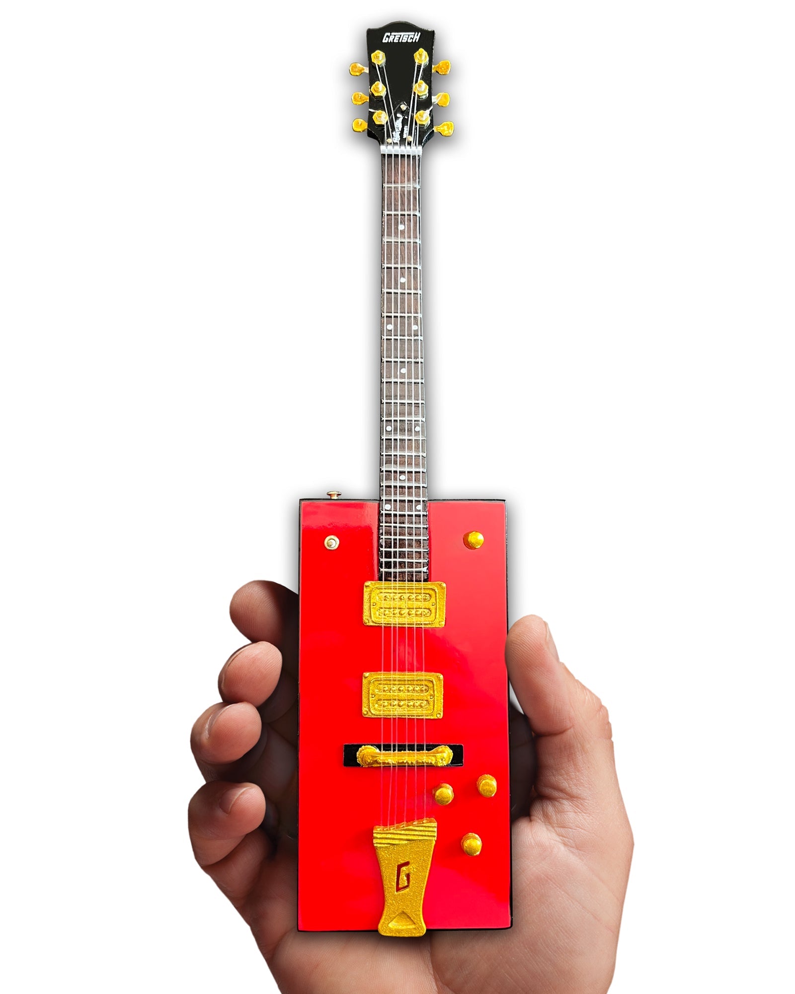 BO DIDDLEY SIGNATURE FIREBIRD RED GRETSCH G6138 BOX MINI GUITAR MODEL