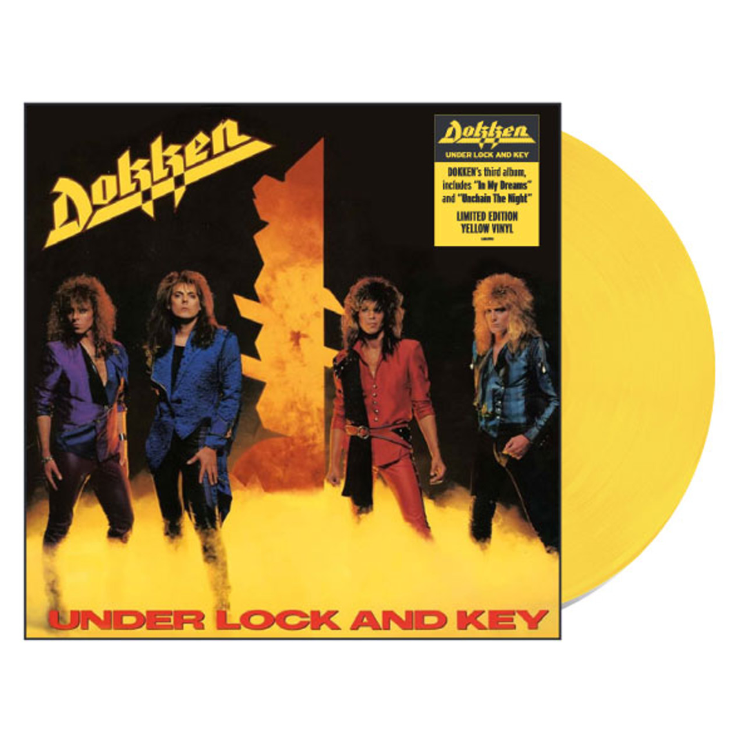 DOKKEN 'UNDER LOCK AND KEY' LP (Canary Yellow Vinyl)