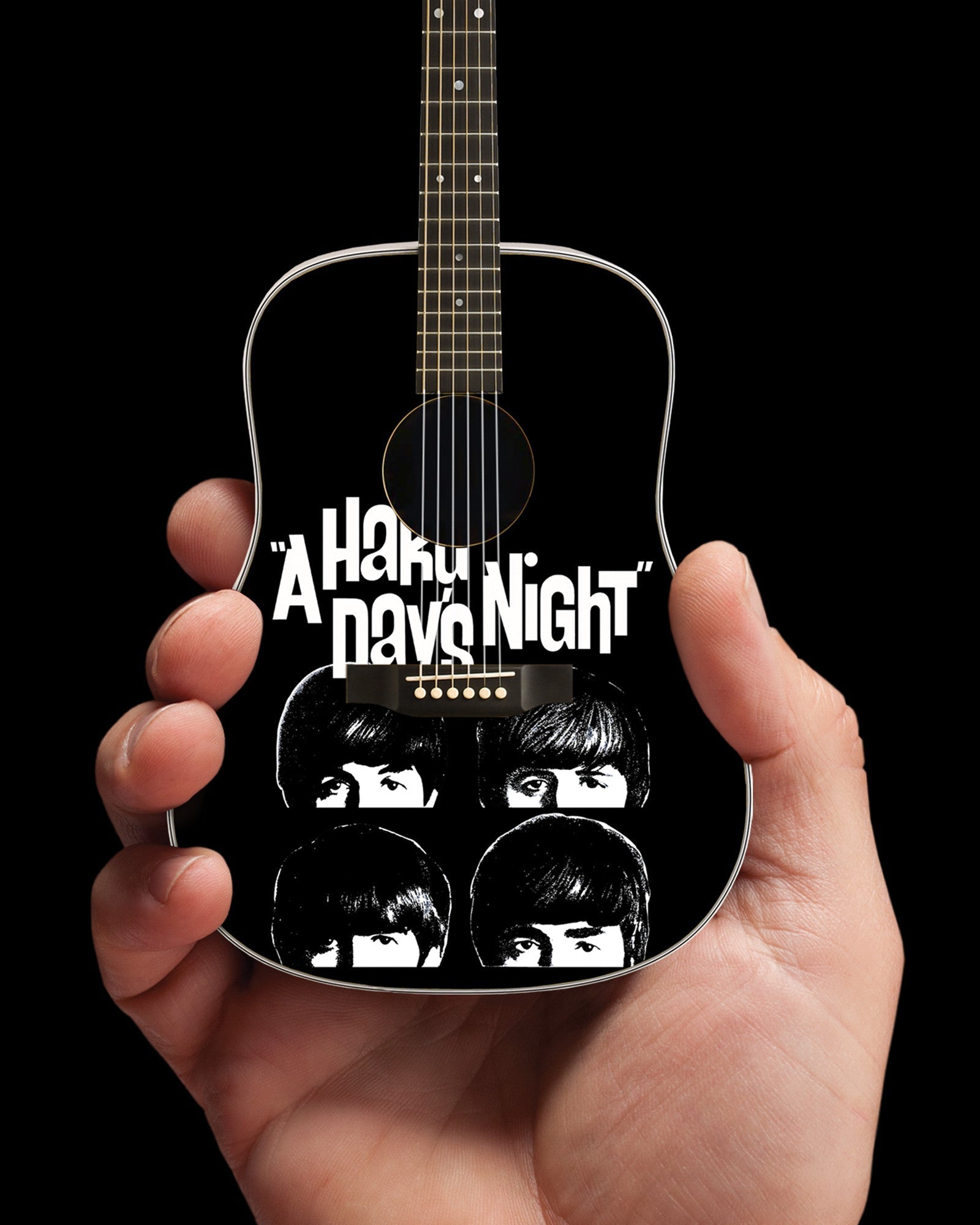 LICENSED FAB FOUR - A HARD DAY'S NIGHT TRIBUTE MINI ACOUSTIC - RADIO DAYS