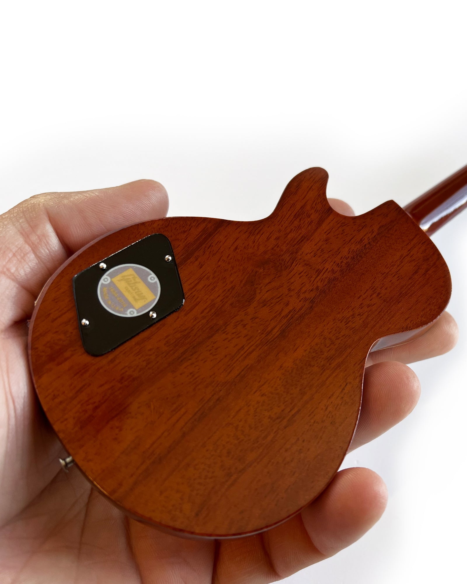 BILLY F GIBBONS "PINSTRIPE" GIBSON LES PAUL GOLDTOP MINI GUITAR MODEL