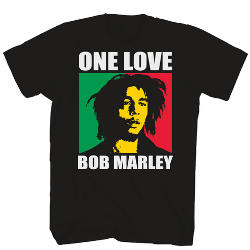 BOB MARLEY ONE LOVE BLACK T-SHIRT