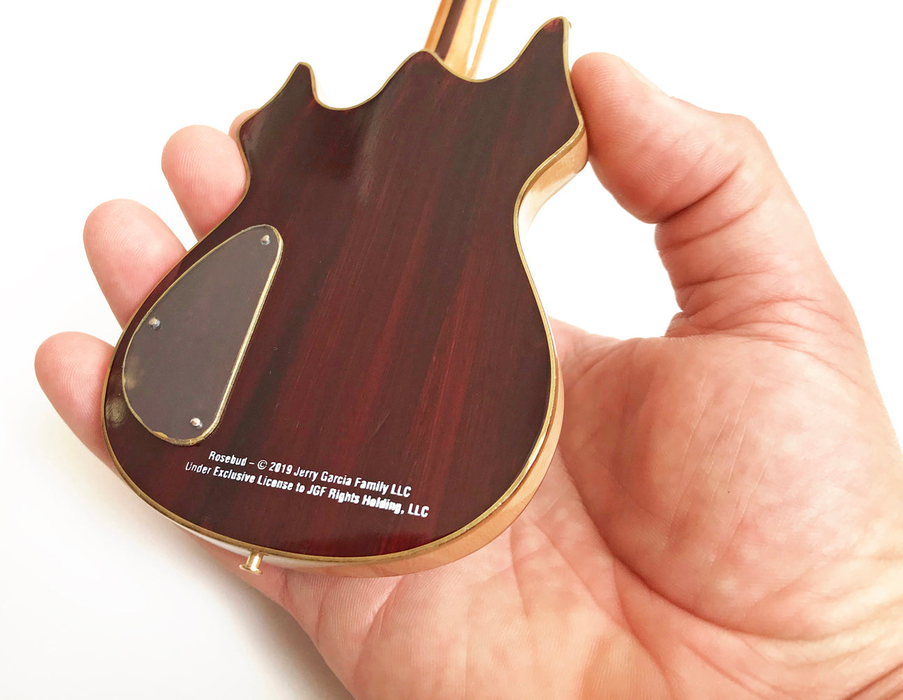 JERRY GARCIA™ ROSEBUD™ TRIBUTE MINI GUITAR REPLICA - OFFICIALLY LICENSED