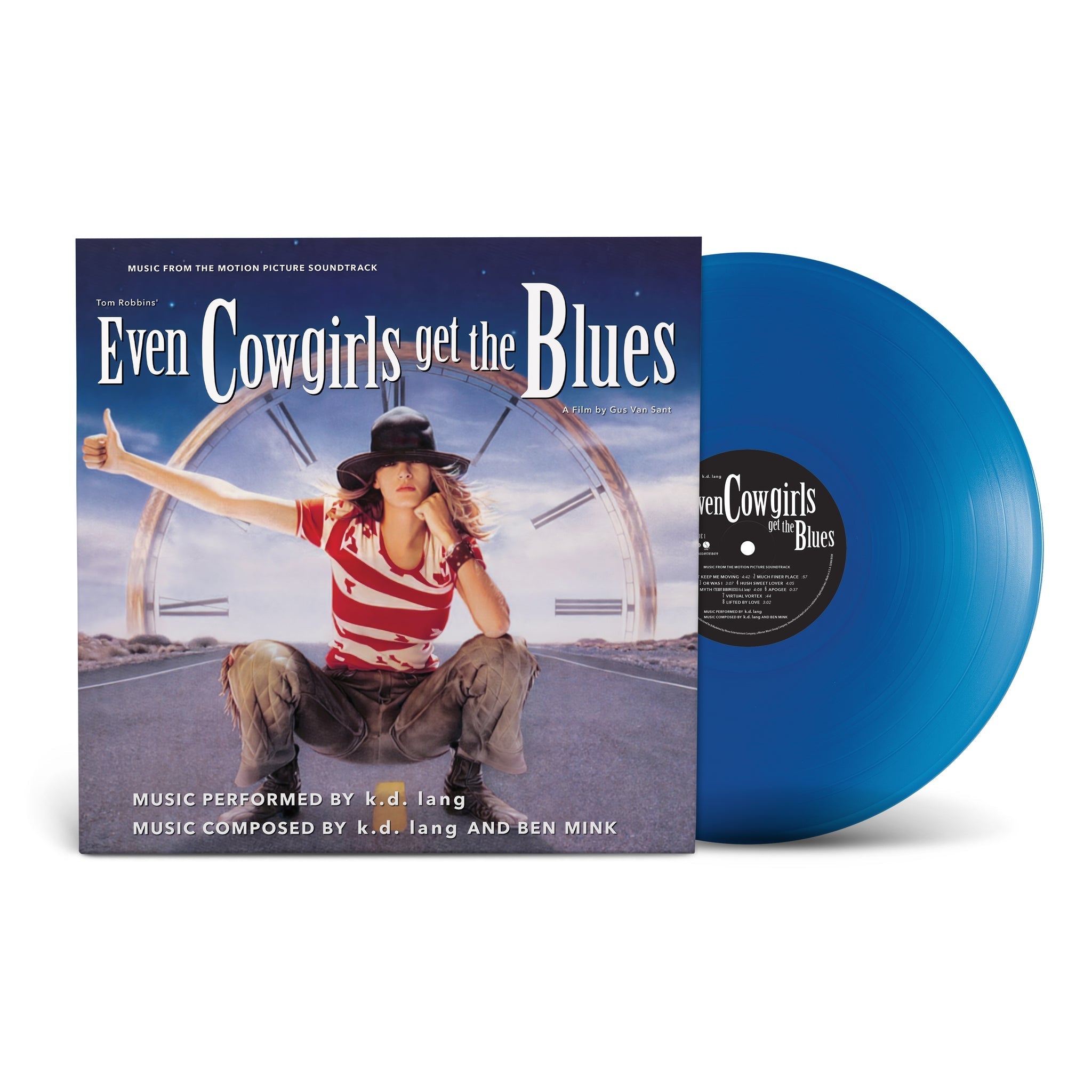 K.D. LANG 'EVEN COWGIRLS GET THE BLUES' LP (Blue Vinyl)