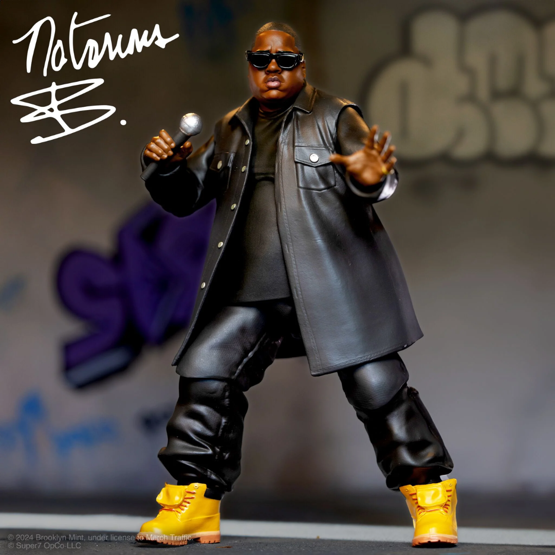 NOTORIOUS B.I.G. DELUXE BIGGIE REACTION FIGURE