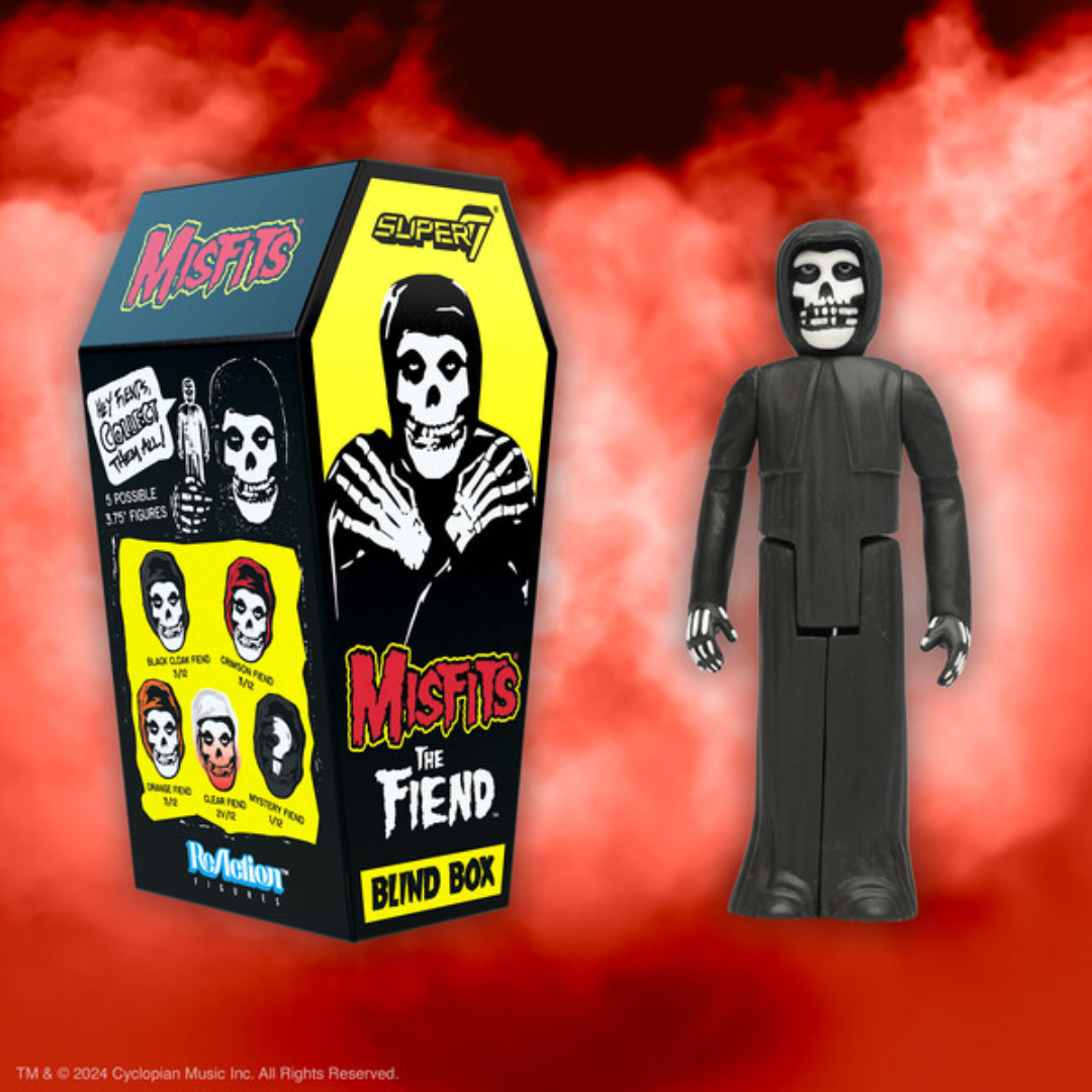 MISFITS BLIND BOX REACTION FIGURES (BOX OF 12 w/COMPLETE SET)