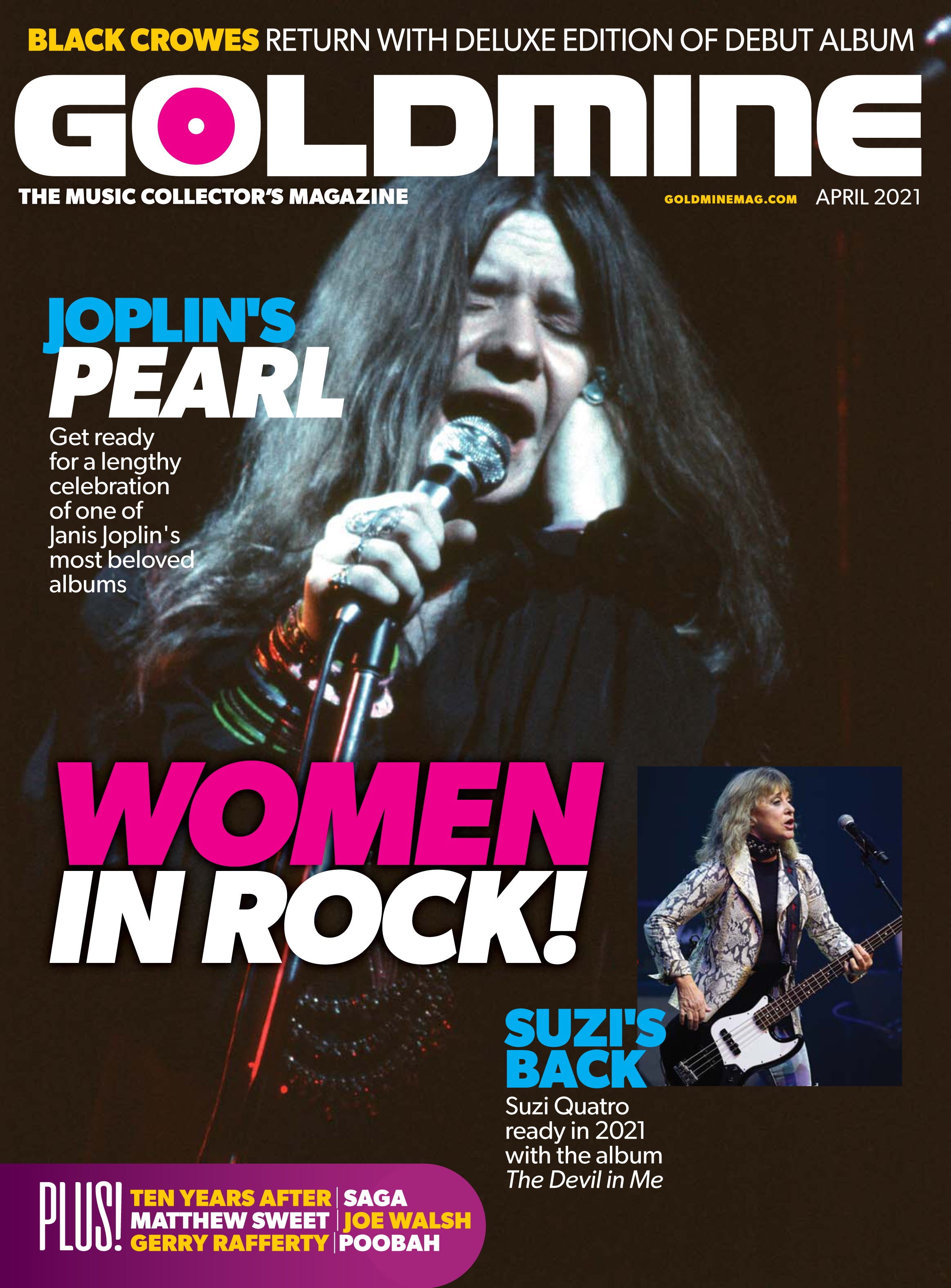 GOLDMINE MAGAZINE: APRIL 2021 ISSUE FEATURING JANIS JOPLIN