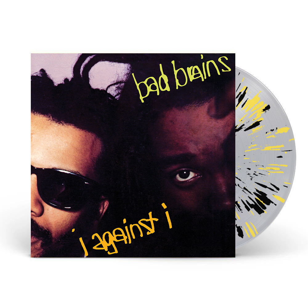 BAD BRAINS ‘I AGAINST I’ LP (Limited Edition – Only 300 Each, Clear w/ Black & Yellow Splatter & Half Yellow / Half Orange w/ Black Splatter Vinyl)