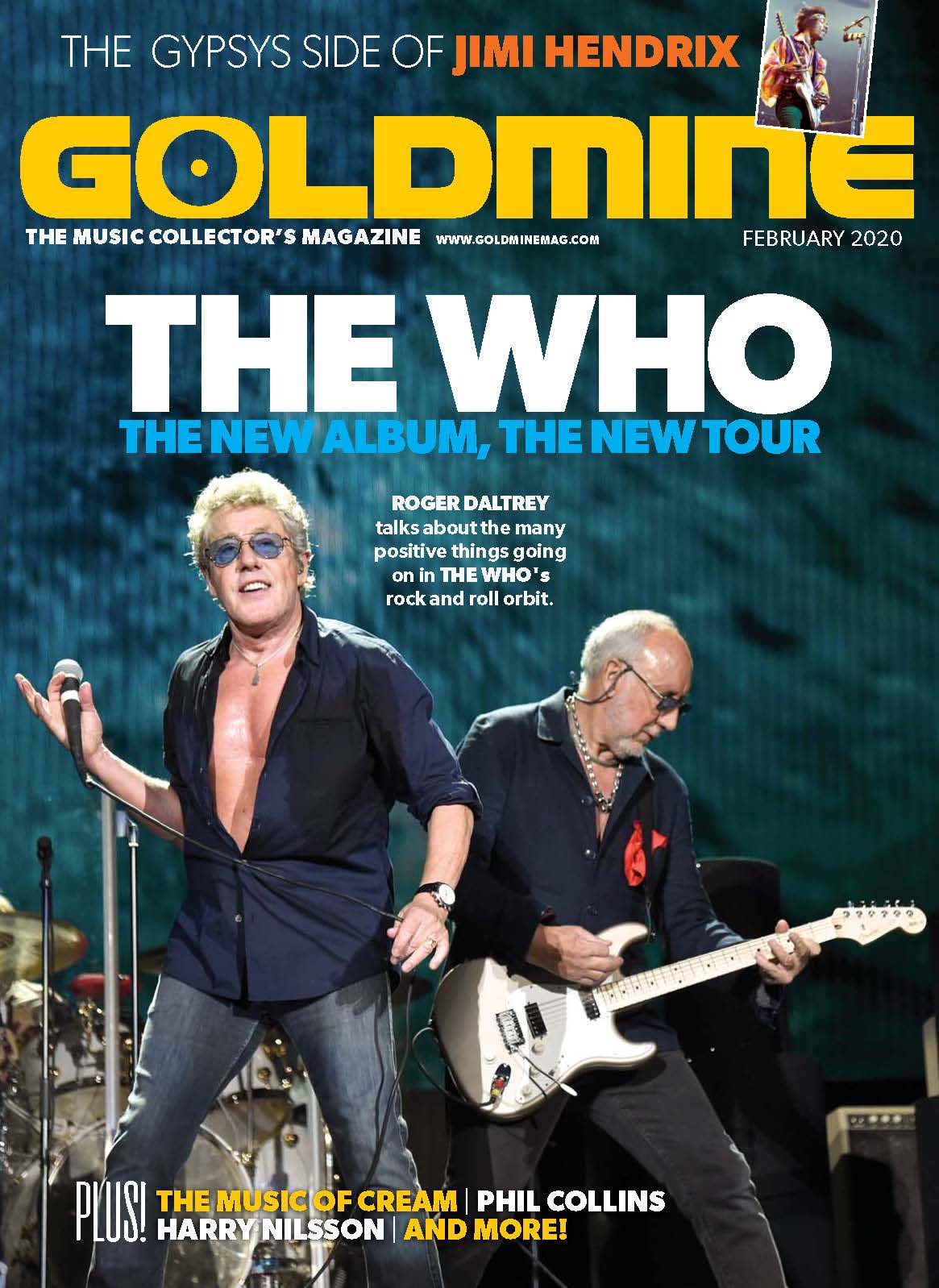 GOLDMINE MAGAZINE: FEBRUARY 2020 ISSUE FEATURING THE WHO