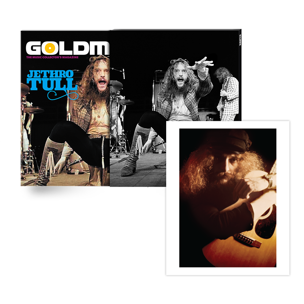 GOLDMINE MAGAZINE: SUMMER 2023 ISSUE ALT COVER FEATURING JETHRO TULL –  HAND-NUMBERED SLIPCASE + 8"x10" PHOTO PRINT