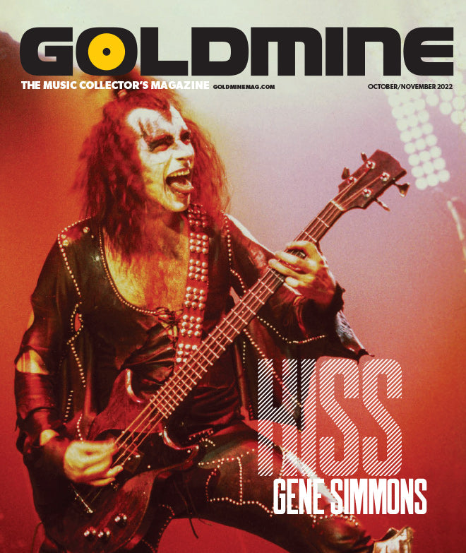 GOLDMINE MAGAZINE: OCT/NOV 2022 ISSUE ALT COVER FEATURING KISS GENE SIMMONS