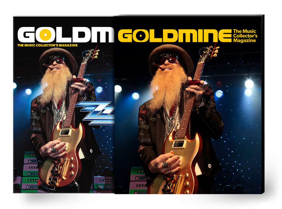 GOLDMINE MAGAZINE: FALL 2023 ISSUE ALT COVER FEATURING ZZ TOP in NUMBERED SLIPCASE + 8"x10" PHOTO PRINTS