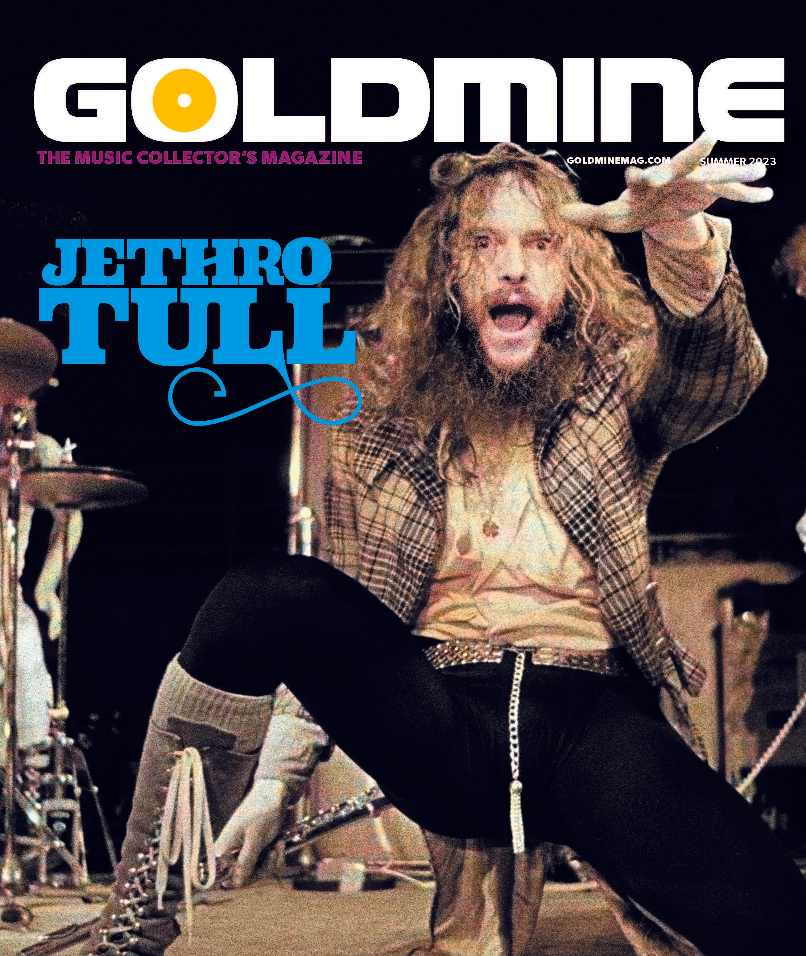GOLDMINE MAGAZINE: SUMMER 2023 ISSUE ALT COVER FEATURING JETHRO TULL –  HAND-NUMBERED SLIPCASE + 8"x10" PHOTO PRINT