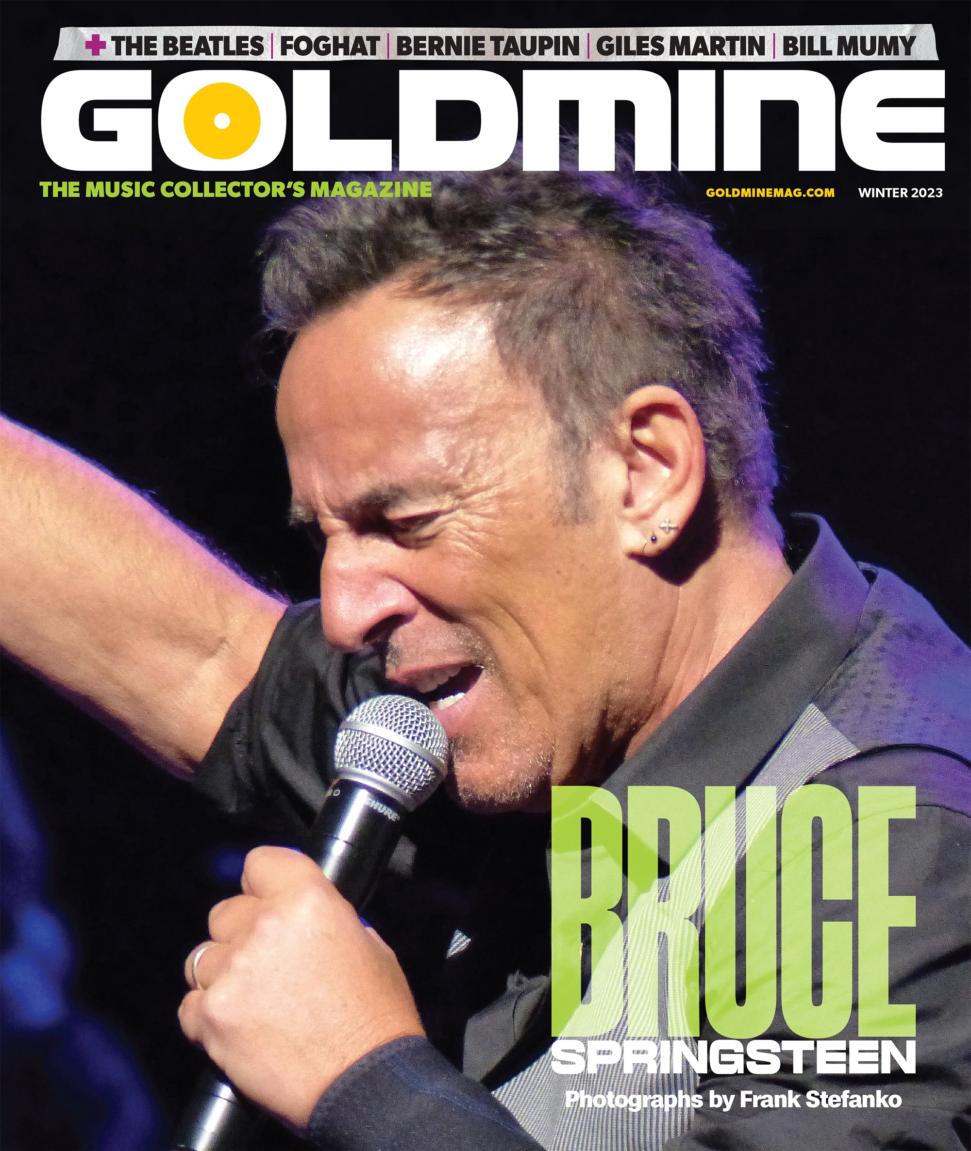 GOLDMINE MAGAZINE:  WINTER 2023 ISSUE FEATURING BRUCE SPRINGSTEEN / FRANK STEFANKO