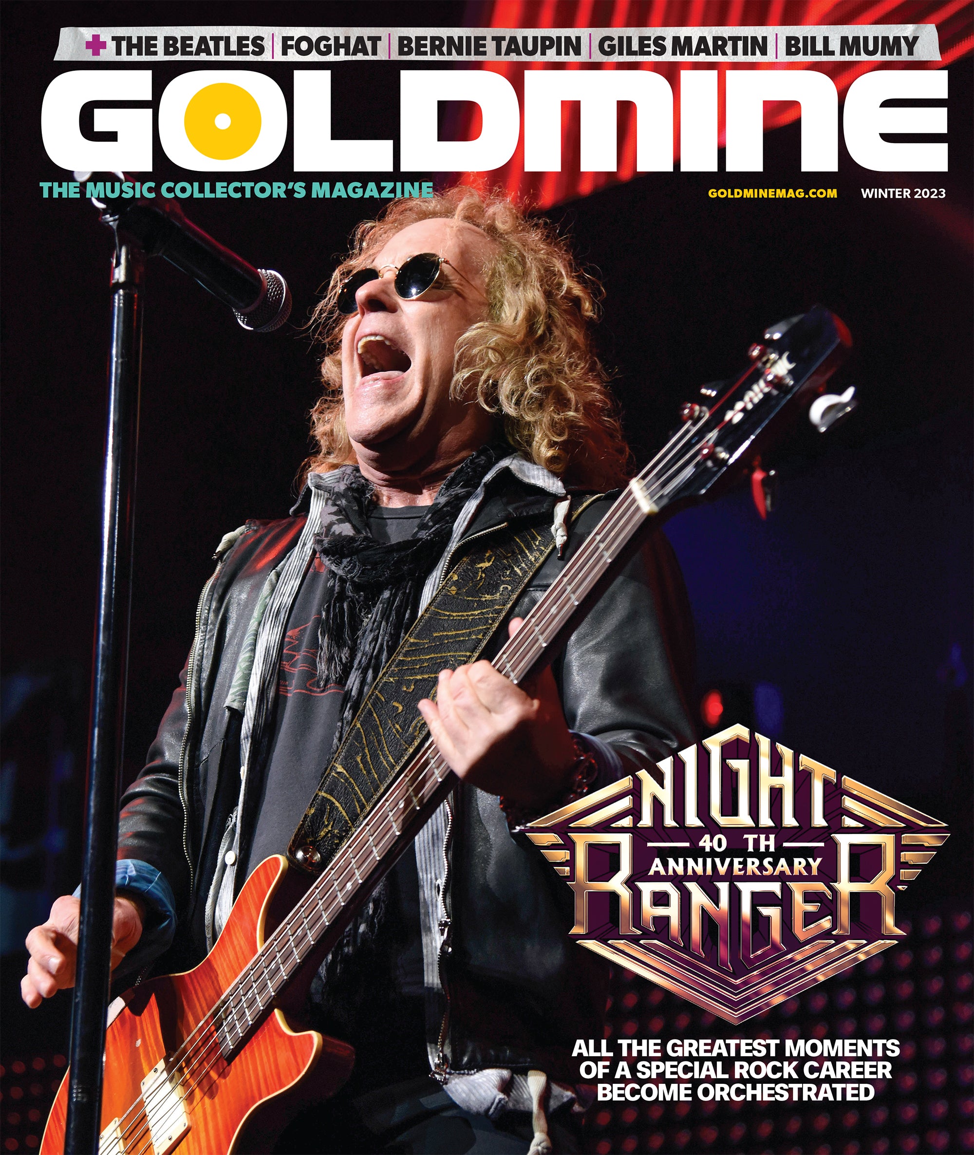 GOLDMINE MAGAZINE: WINTER 2023 ISSUE FEATURING NIGHT RANGER