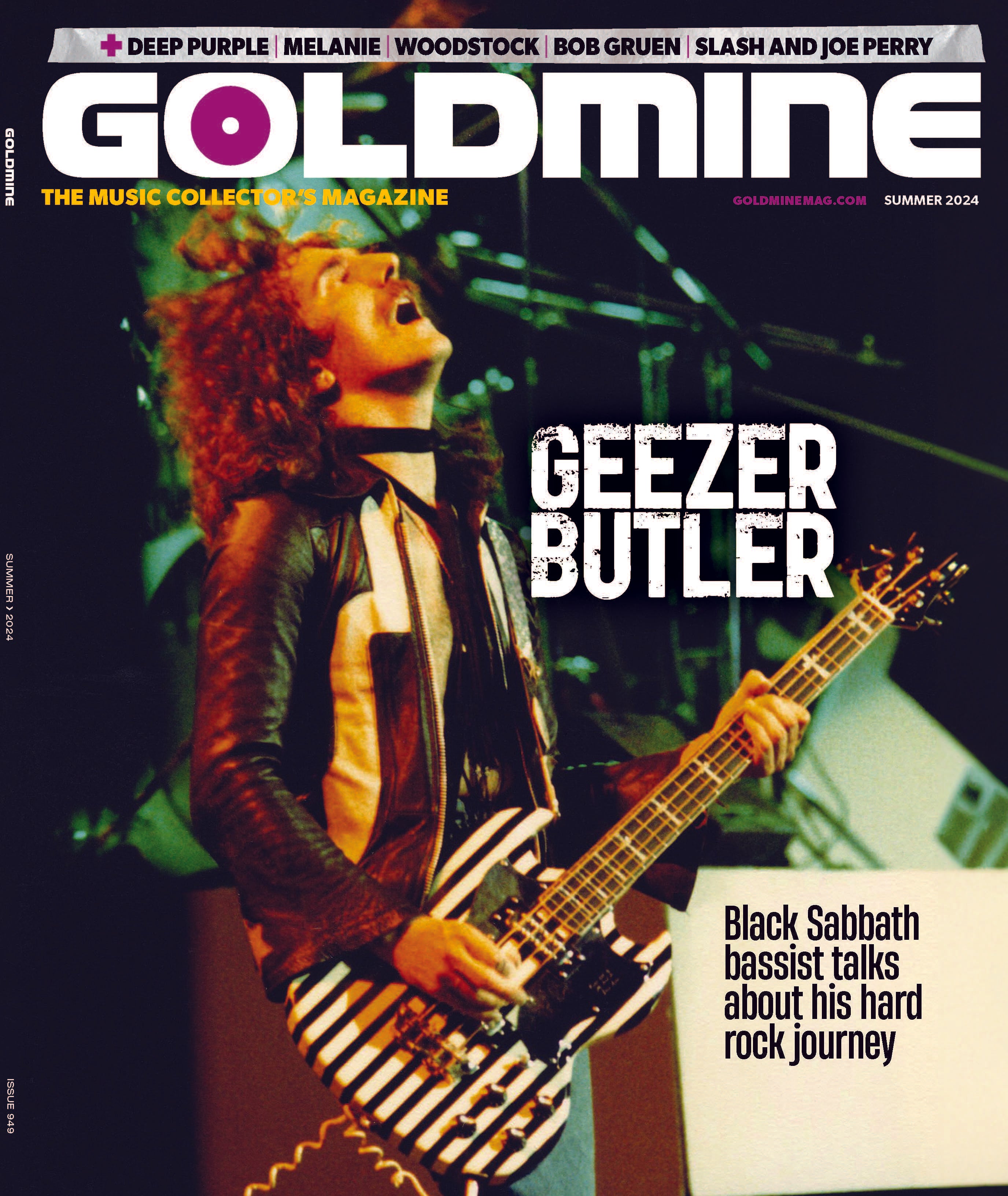 GOLDMINE SUMMER 2024 ISSUE FEATURING GEEZER BUTLER OF BLACK SABBATH