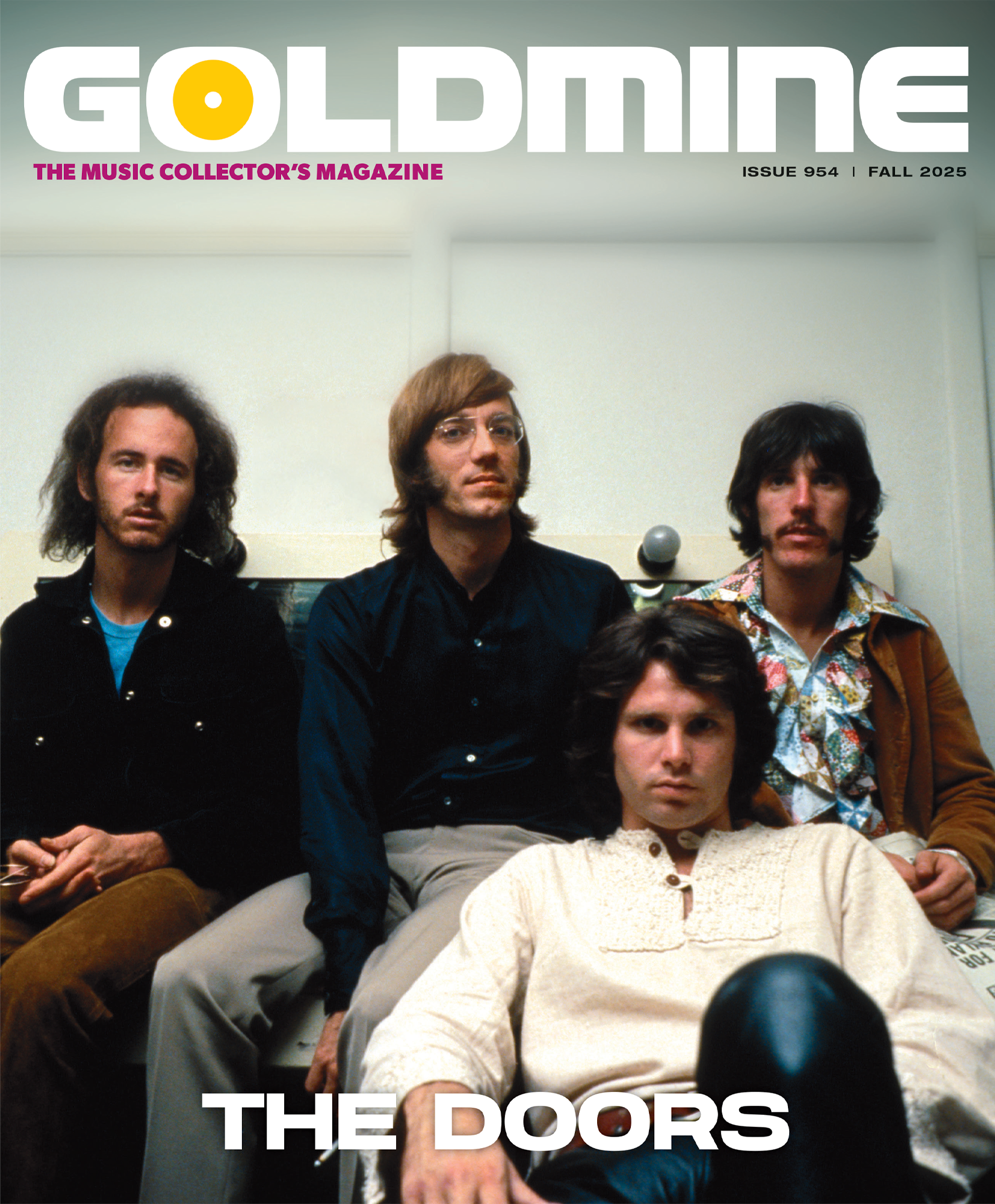 THE DOORS X GOLDMINE BUNDLE - GOLDMINE FALL 2025 ISSUE W/ LIMITED HAND-SIGNED 8”X10” ROBBY KRIEGER PHOTO PRINT