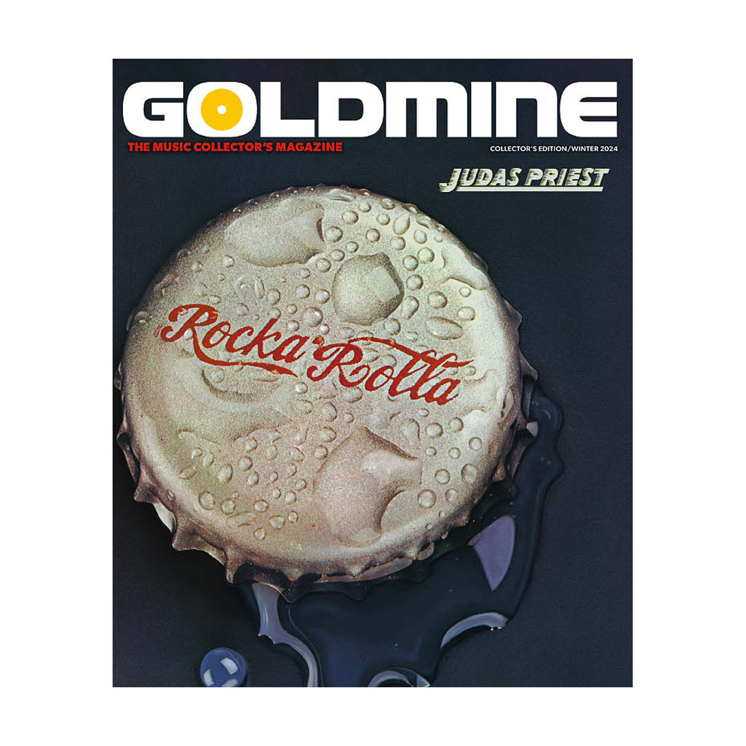 JUDAS PRIEST X GOLDMINE BUNDLE - GOLDMINE WINTER 2024 ALTERNATE COVER ISSUE W/ HAND-SIGNED 12"X12"