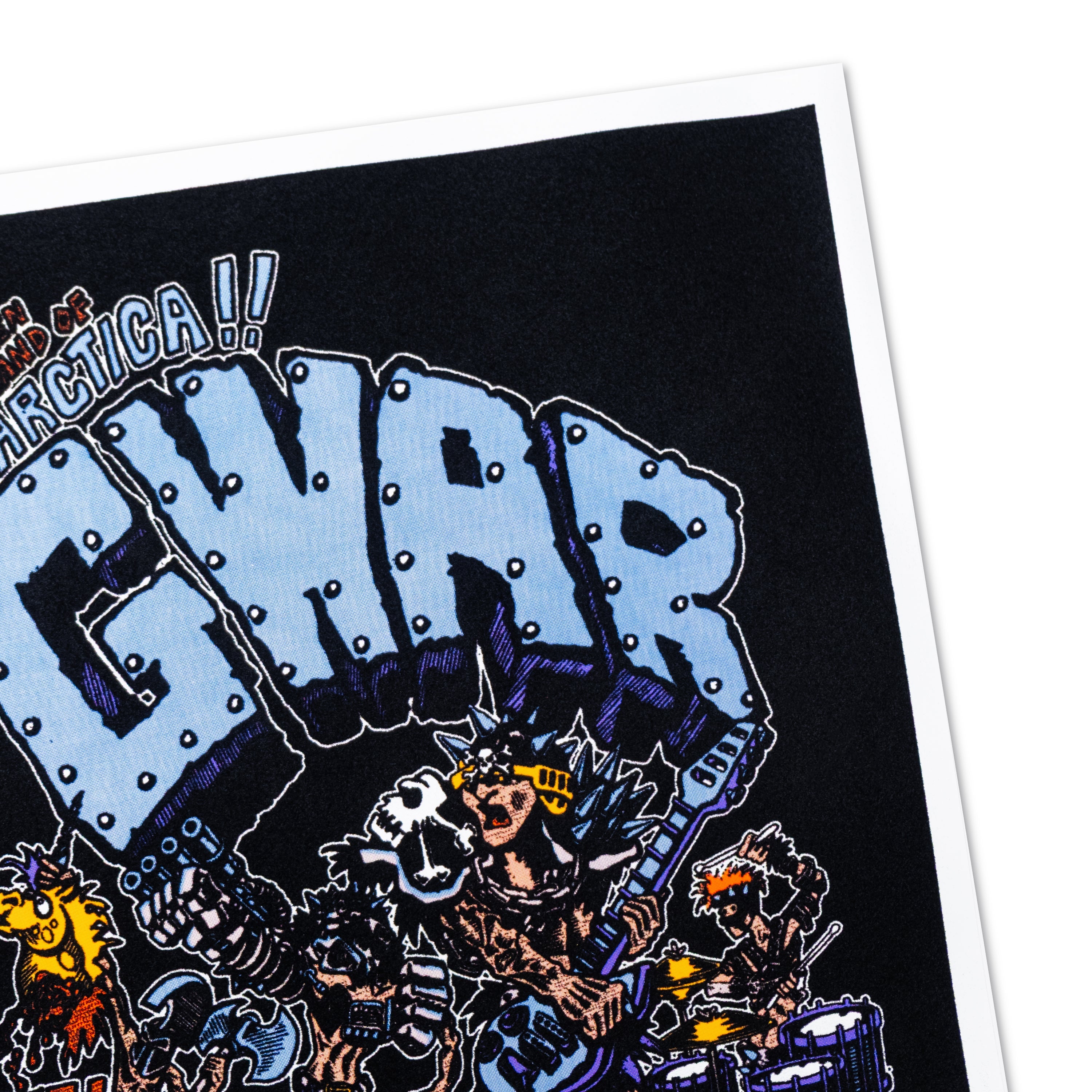 GWAR X BEYOND THE STREETS "GWAR FIRST SHOW" FLOCKED POSTER
