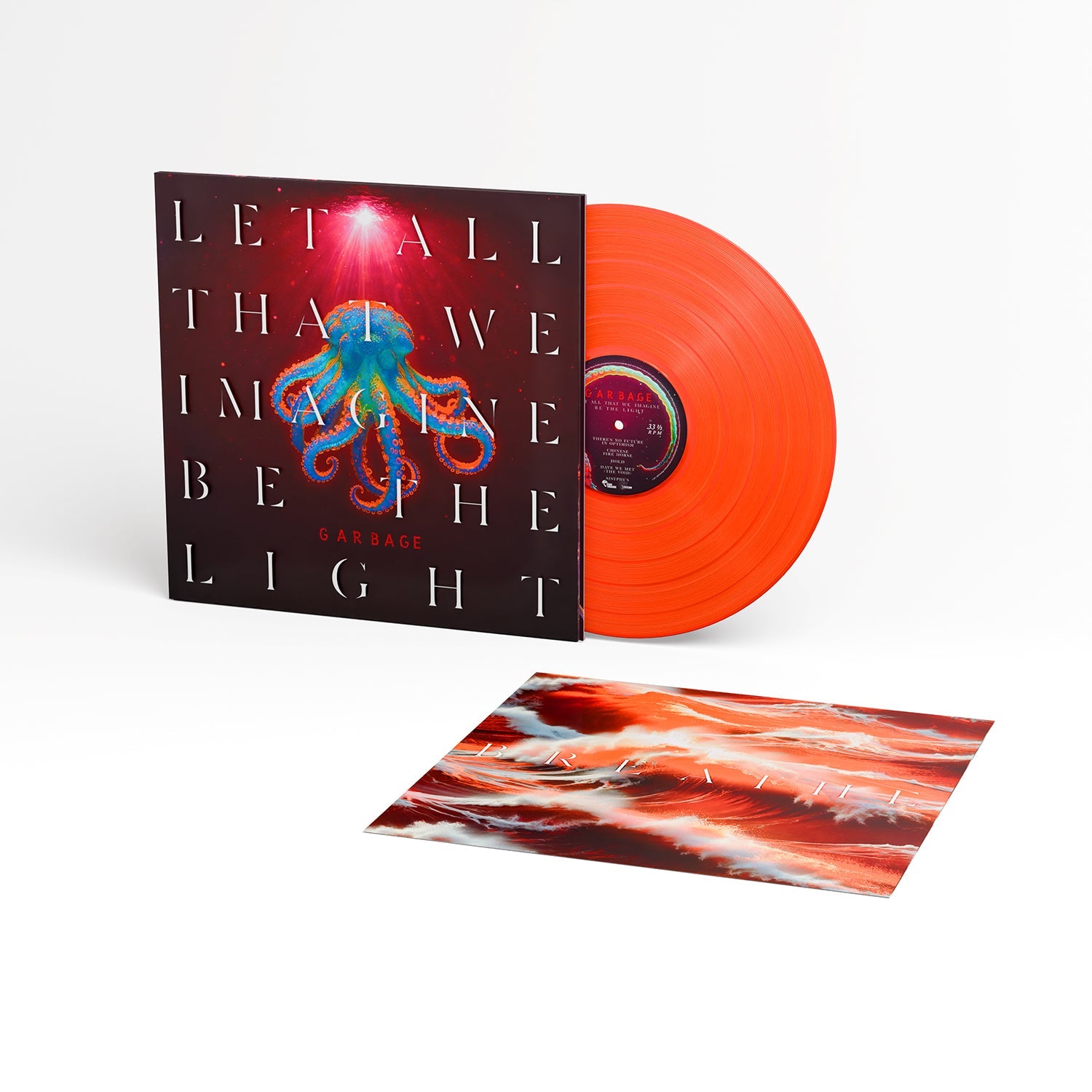 GARBAGE 'LET ALL THAT WE IMAGINE BE THE LIGHT' LP (Orange Vinyl)