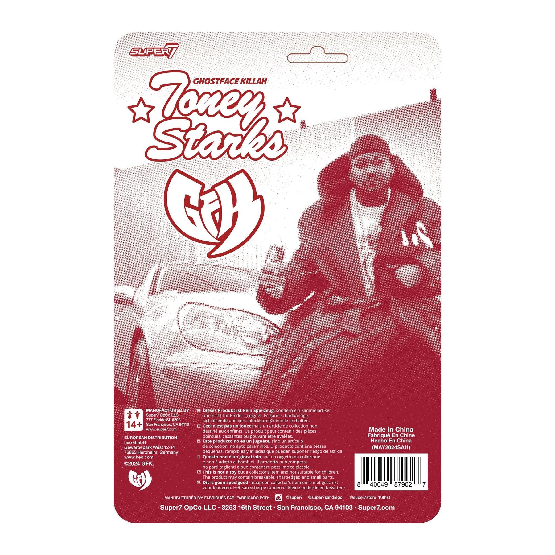 GHOSTFACE KILLAH REACTION FIGURE - GHOSTFACE KILLAH (TONEY STARKS)