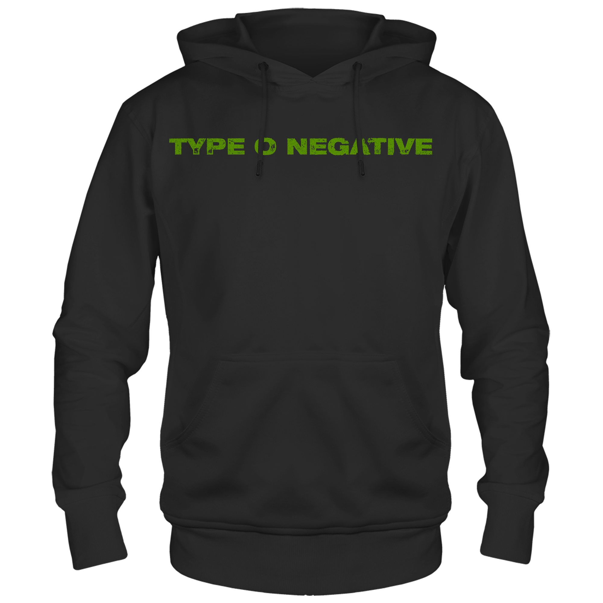 TYPE O NEGATIVE STAR KISS BLACK HOODY F/B