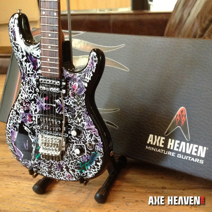 JOE SATRIANI FLYING IN A BLUE DREAM MINIATURE GUITAR REPLICA COLLECTIBLE