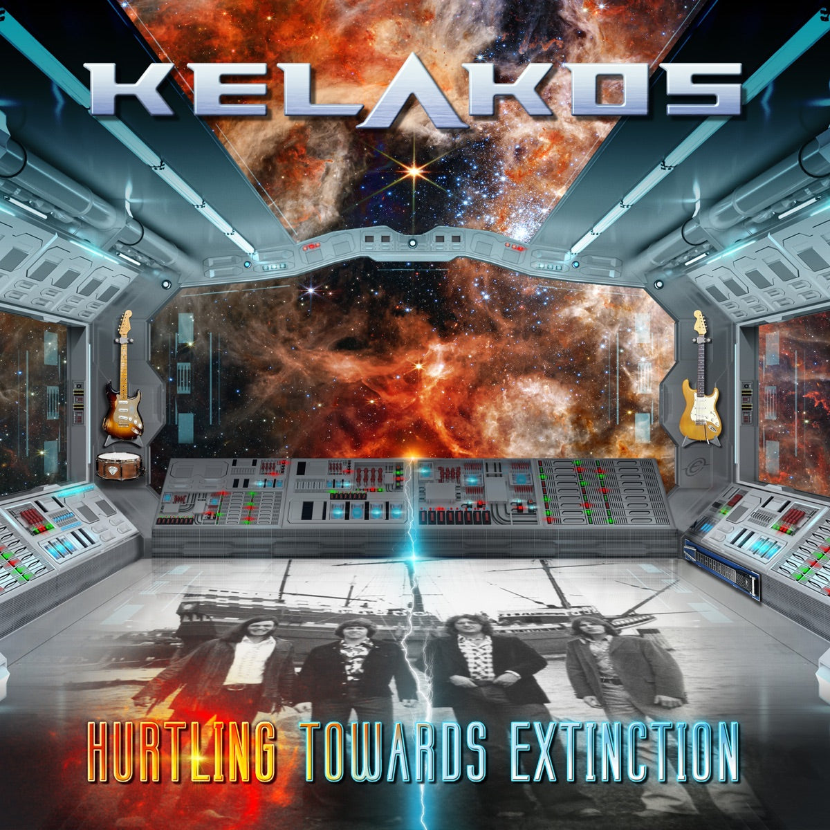 KELAKOS 'HURTLING TOWARDS EXTINCTION' 2LP + 18" x 24" POSTER