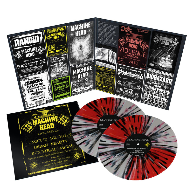 MACHINE HEAD 'DIAMONDS IN THE ROUGH '92-'93’ 2LP (Limited Edition – Only 250 Made, Red/Gray/Black Splatter Vinyl)