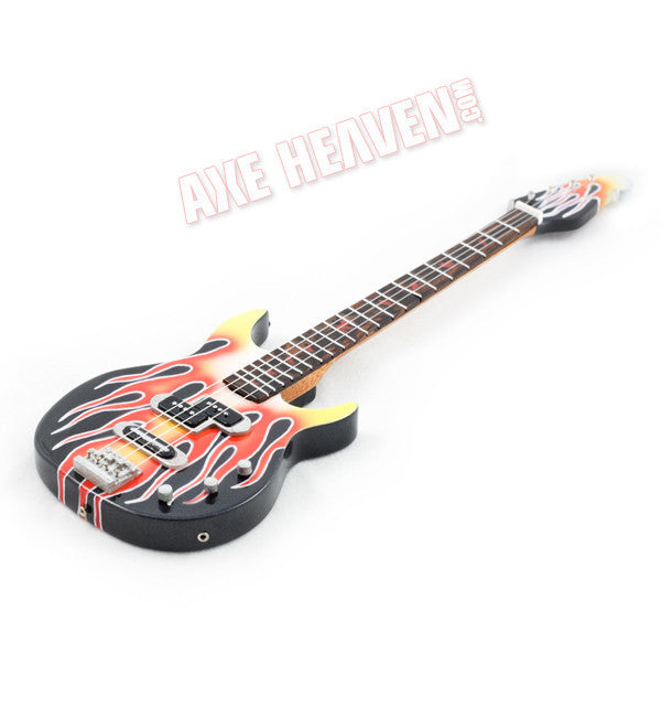 OFFICIALLY LICENSED MICHAEL ANTHONY BB3000MA YAMAHA FLAME BASS MINI GUITAR REPLICA