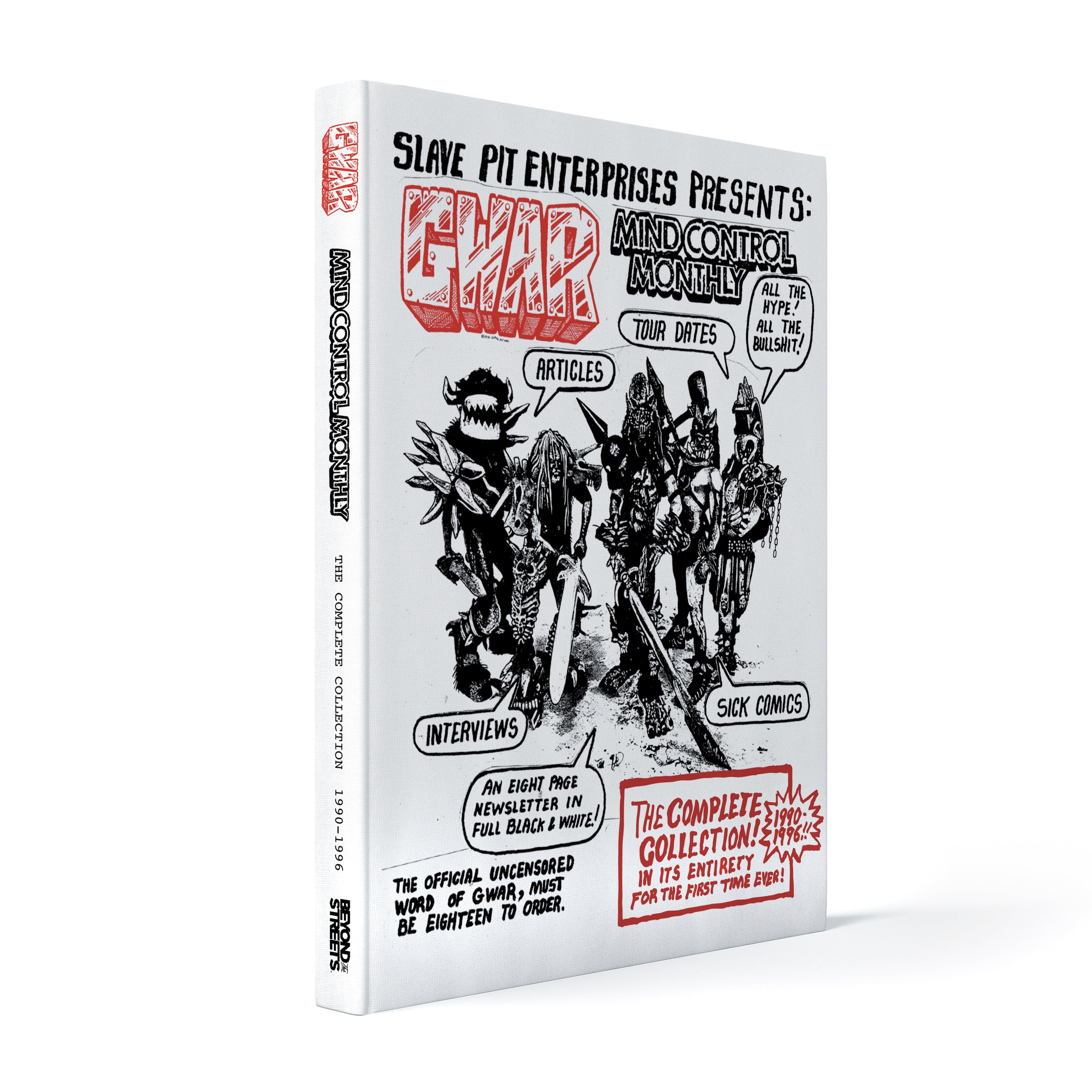 GWAR X BEYOND THE STREETS "MIND CONTROL MONTHLY " BOOK