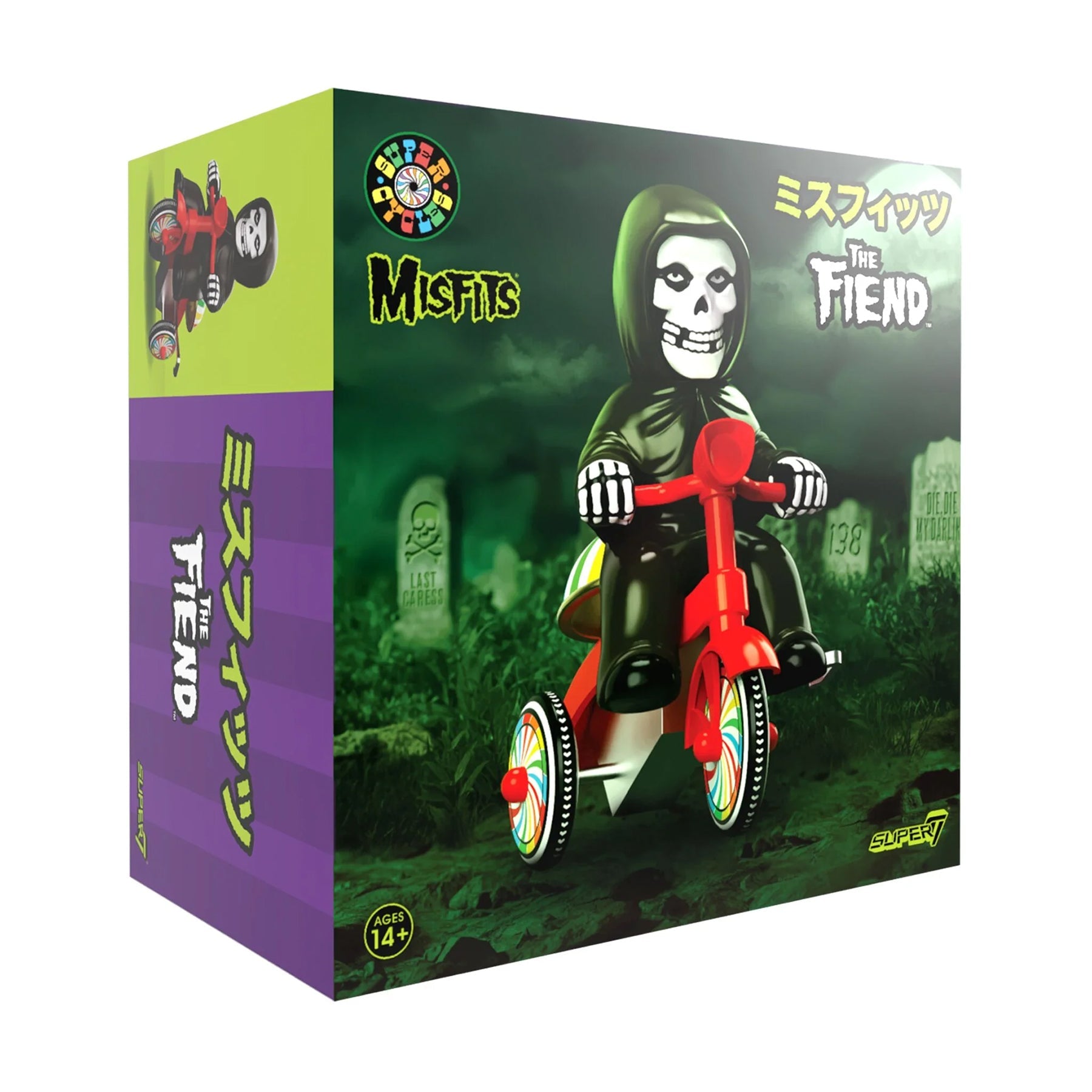 MISFITS SUPER CYCLES - FIEND (BLACK W/ RED TRIKE)