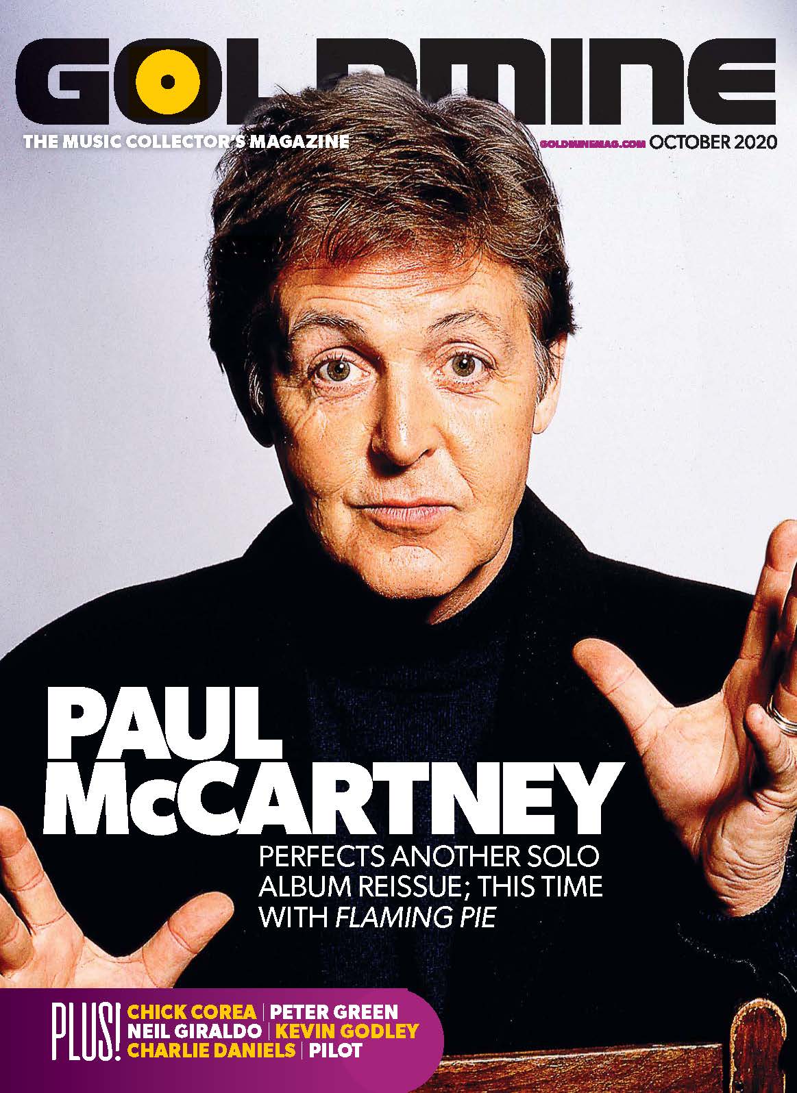 GOLDMINE MAGAZINE: OCTOBER 2020 ISSUE, FEATURING PAUL MCCARTNEY