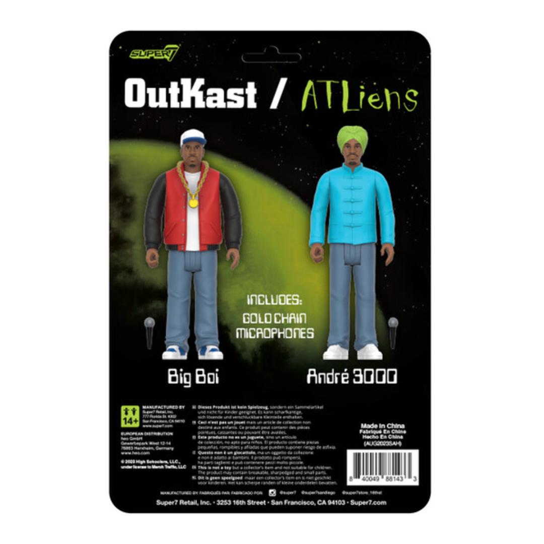 OUTKAST (AQUEMINI) WAVE 2 & (ATLIENS) WAVE 1 REACTION FIGURE BUNDLE