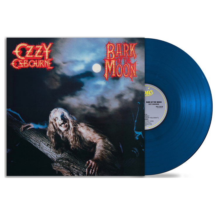 OZZY OSBOURNE 'BARK AT THE MOON' LP (40th Anniversary, Translucent Cobalt Blue Vinyl)