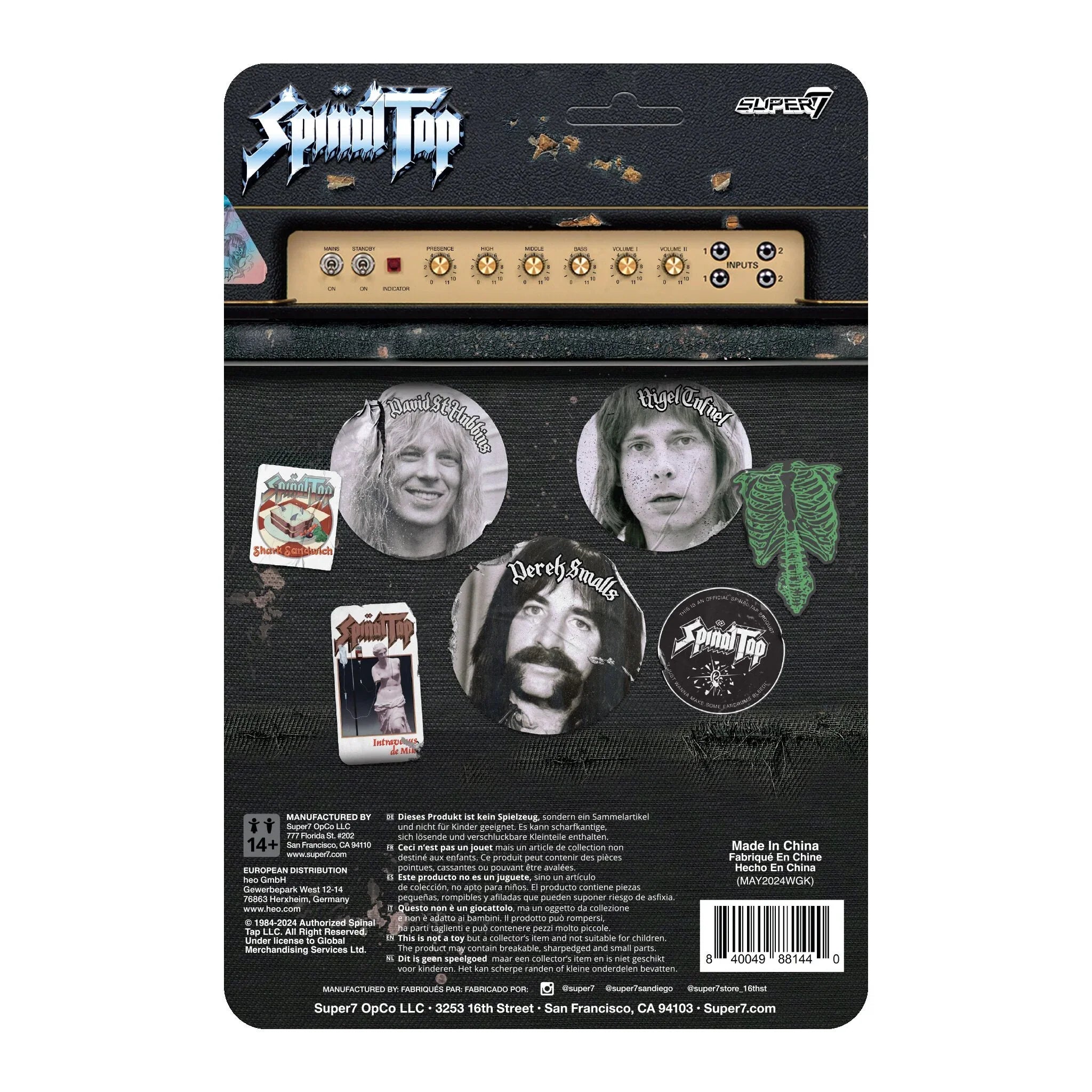 SPINAL TAP DEREK SMALLS REACTION FIGURE WAVE 1