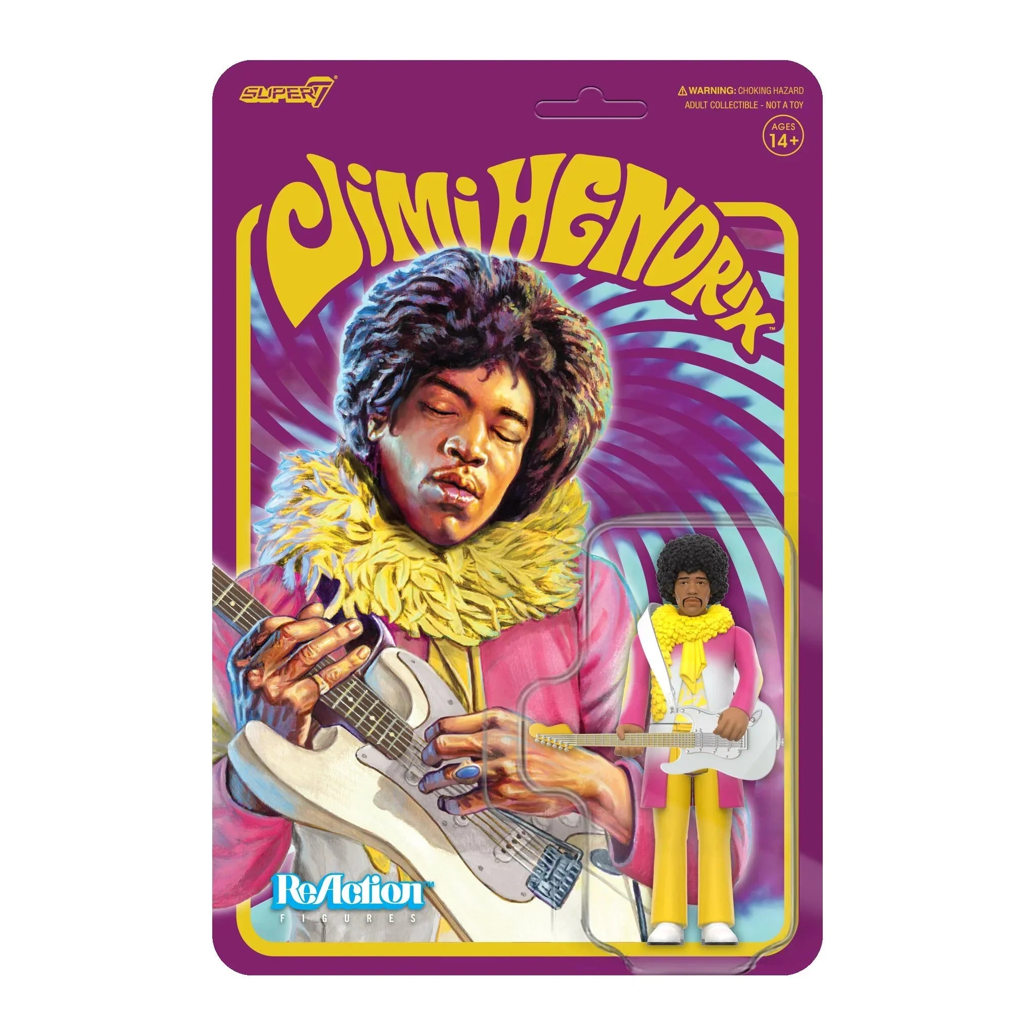 JIMI HENDRIX (REVERSE ALBUM COLORS) REACTION FIGURE