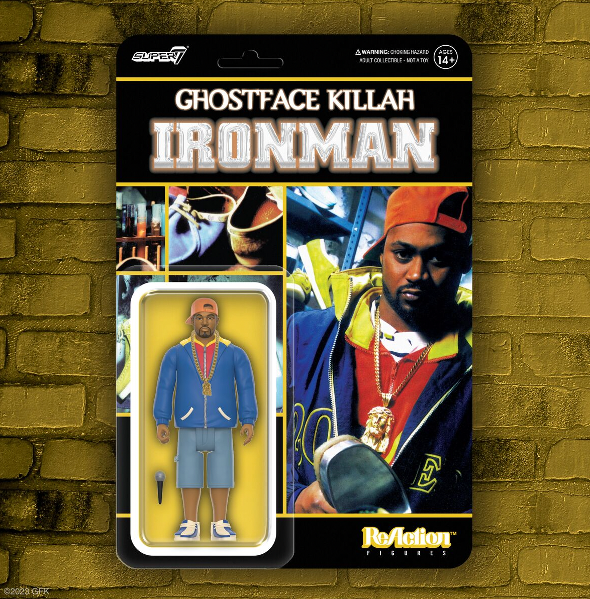 WU-TANG CLAN GHOSTFACE KILLAH (IRONMAN) REACTION FIGURE