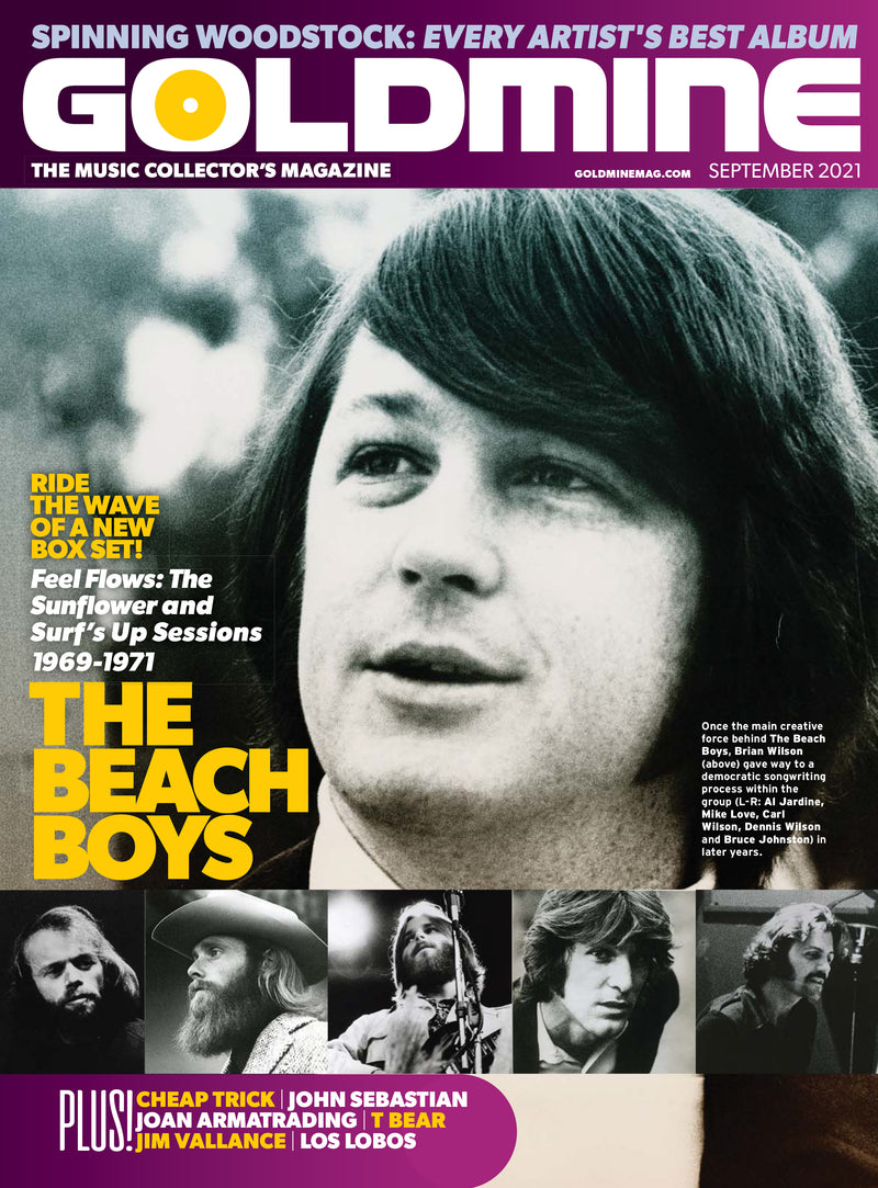 GOLDMINE MAGAZINE: SEPTEMBER 2021 ISSUE, FEATURING THE BEACH BOYS