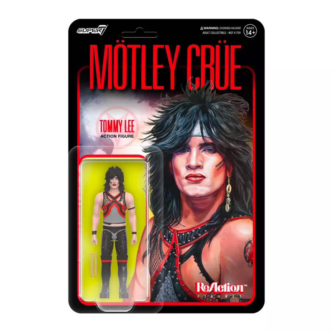 MOTLEY CRUE TOMMY LEE (SHOUT AT THE DEVIL) REACTION FIGURE WAVE 01